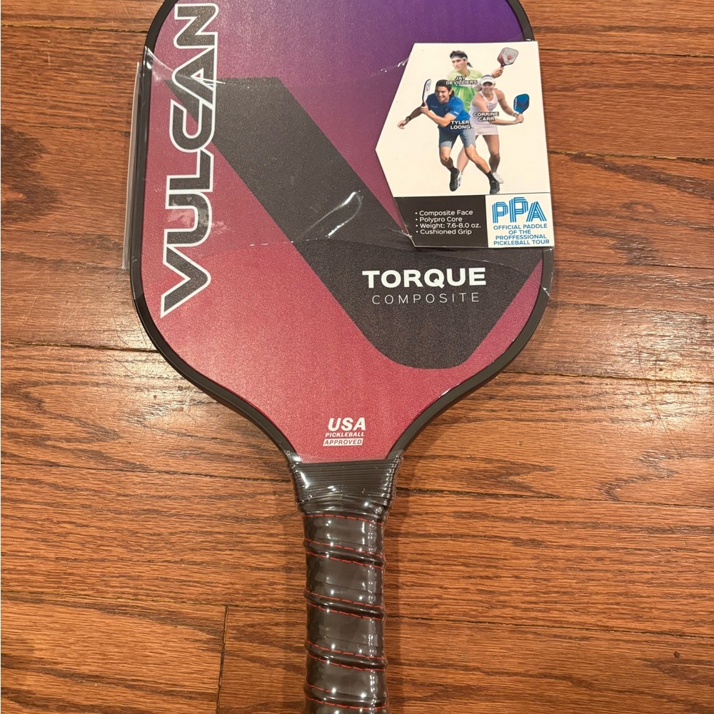 Vulcan Torque Composite Pickleball Paddle Pink/Purple Brand New Never Used